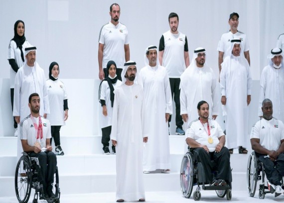 Mohammed bin Rashid for the Champions «Paralympic»: You raised the name of the UAE high